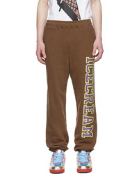 Icecream Brown Cotton Lounge Pants
