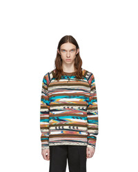 Missoni Brown And Multicolor Print Sweatshirt