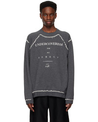 Undercoverism Gray Paneled Sweatshirt
