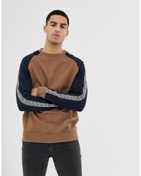 New Look Raglan Sweatshirt In Mink