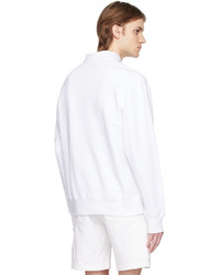 Moschino White Printed Sweatshirt