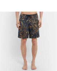 Dries Van Noten Long Length Printed Swim Shorts