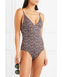 Matteau The Plunge Printed Swimsuit