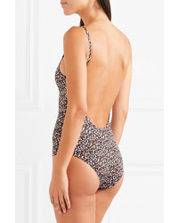 Matteau The Plunge Printed Swimsuit