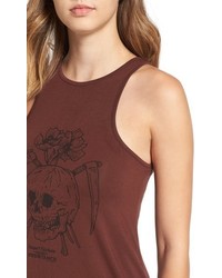 Obey Reap Skull Graphic Tank