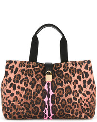 Dolce & Gabbana Leopard Print Tote Bag