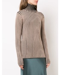 Victoria Victoria Beckham Striped Turtleneck Sweater