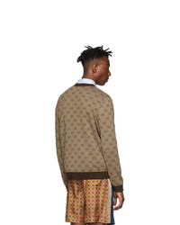 Gucci Brown Gg Sweater