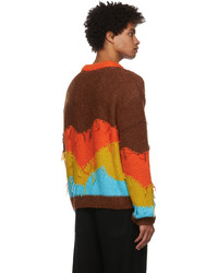 Andersson Bell Brown Mountain Intarsia Sweater