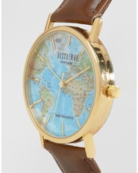 Reclaimed Vintage Inspired Classic Map Print Watch To Asos
