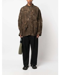 Ziggy Chen Asymmetric Wool Shirt