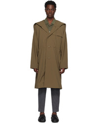 Homme Plissé Issey Miyake Brown Acclimation Coat