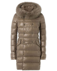 Duvetica Down Coat With Fox Fur Trimmed Hood