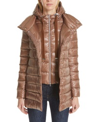 Herno Highlow Quilted Down Puffer Coat With Removable Hooded Inset