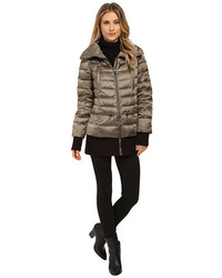 French Connection Pillow Collar Short Puffer Coat