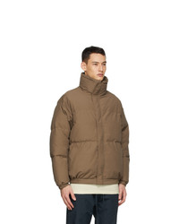 Essentials Brown Puffer Jacket