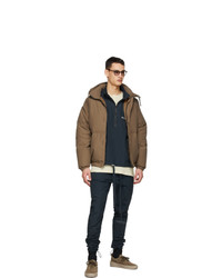 Essentials Brown Puffer Jacket