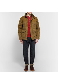 Filson Cruiser Quilted Water Repellent Cotton Canvas Down Jacket