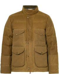 Filson Cruiser Quilted Water Repellent Cotton Canvas Down Jacket