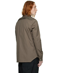 Rick Owens Gray Insulated Jacket