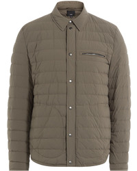 Vince Quilted Down Shirt Jacket