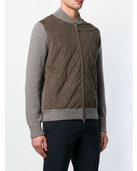 Barba Quilted Bomber Jacket