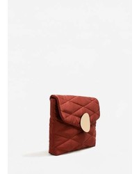 Mango Quilted Clutch