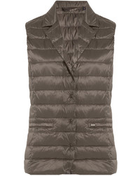 Brown Quilted Gilet