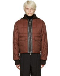 Cmmn Swdn Brown Quilted Nash Jacket