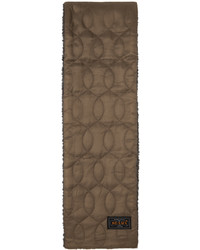 Brown Quilted Scarf