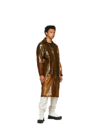 Rains Brown Transparent Overcoat