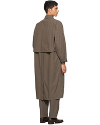 Lemaire Taupe Storm Flap Trench Coat