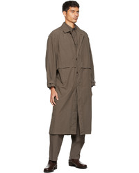Lemaire Taupe Storm Flap Trench Coat