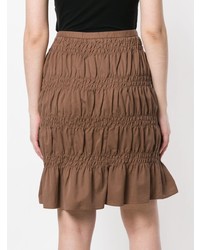 Romeo Gigli Vintage Gathered Short Skirt
