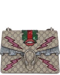 Gucci Medium Dionysus Lip Bolt Sequin Bag
