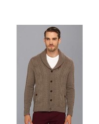 Ted Baker Jowalk Button Thru Cable Cardigan Sweater Natural