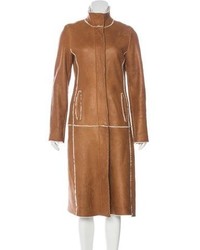 Burberry Long Shearling Coat