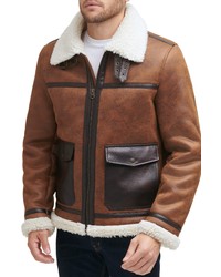 Levi's Faux Fur Collar Moto Jacket