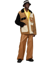 Marni Multicolor Carhartt Wip Edition Shearling Jacket