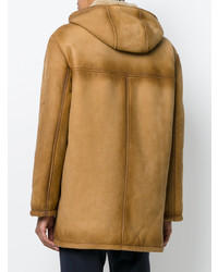 Prada Sheepskin Hooded Coat