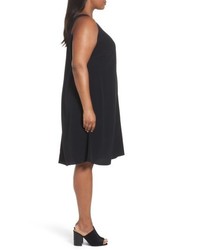 Eileen Fisher Plus Size Tencel Blend A Line Shift Dress