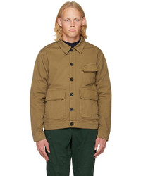 Ps By Paul Smith Brown Button Jacket