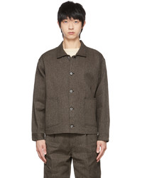 Taiga Takahashi Brown Cotton Jacket