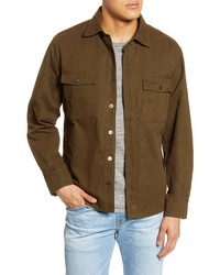 BLANKNYC Regular Fit Cotton Shirt Jacket