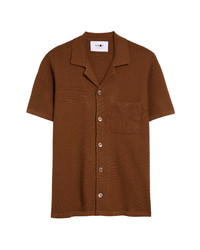 Nn07 Miyagi 6381 Slim Fit Short Sleeve Button Up Camp Shirt