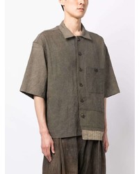 Ziggy Chen Pocket Asymmetric Shirt