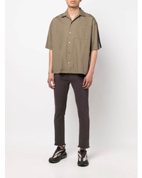 UNDERCOVE R Two Tone Panel Detail Shirt