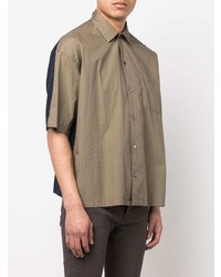 UNDERCOVE R Two Tone Panel Detail Shirt