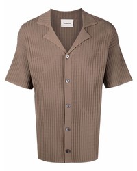 Nanushka Ribbed Short Sleeve Shirt