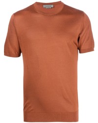 Corneliani Short Sleeve Silk T Shirt